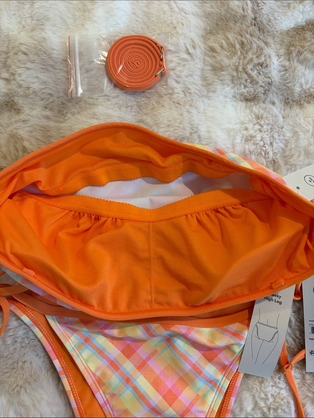 Bikini Bundle size medium new with tags no boundaries brown and orange - Picture 5 of 11